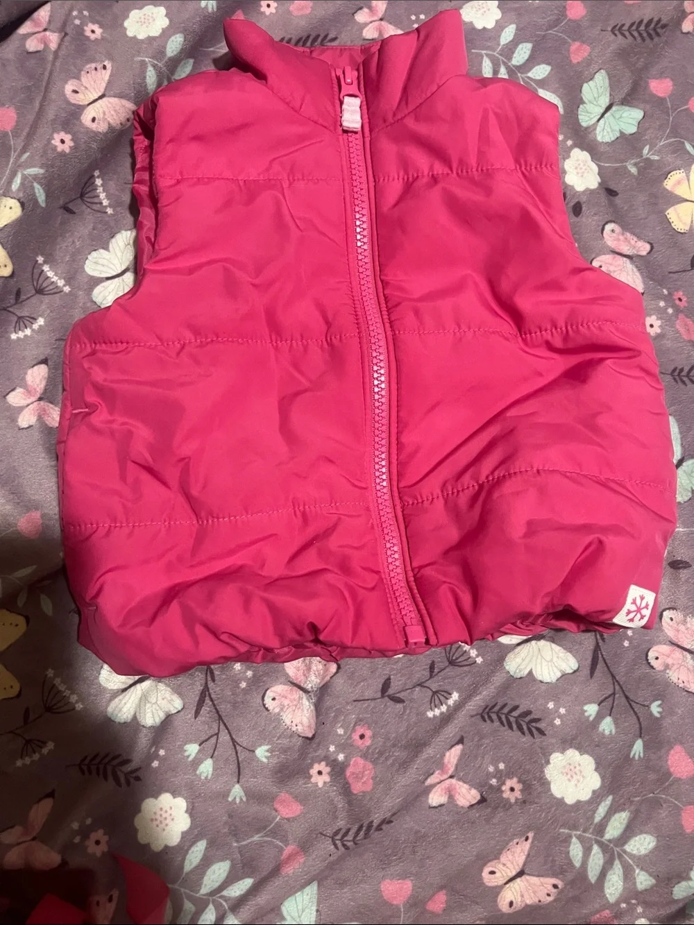 Carter's Bright Pink Puffer Vest for Kids